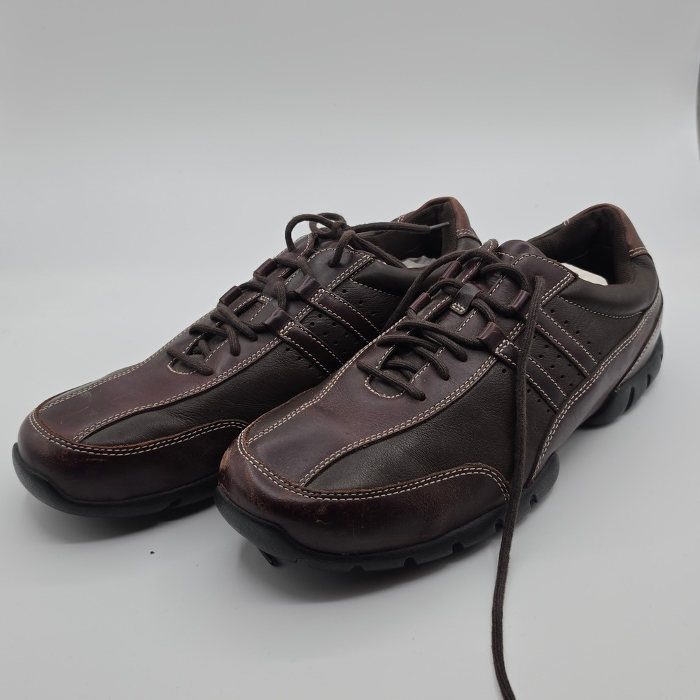 Rockport XCS Shoes Mens 11M Brown Business Office Leather Lace Up RM70304